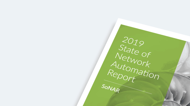 2019 state of network automation report SoNAR