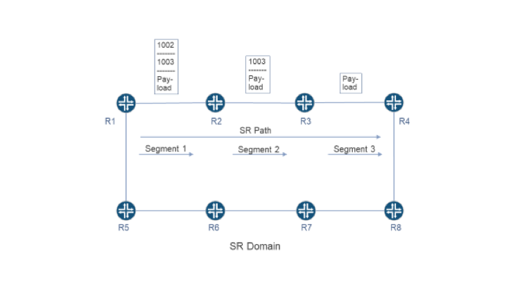 Segment Routing (SR) With Multiprotocol Label Switching (MPLS)