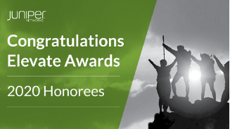 Congratulations to our 2020 Juniper Elevate Award Honorees