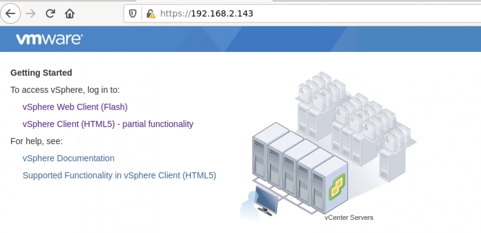 Vcenter 6.5. Как выглядит самоподписанный сертификат VMWARE VSPHERE.