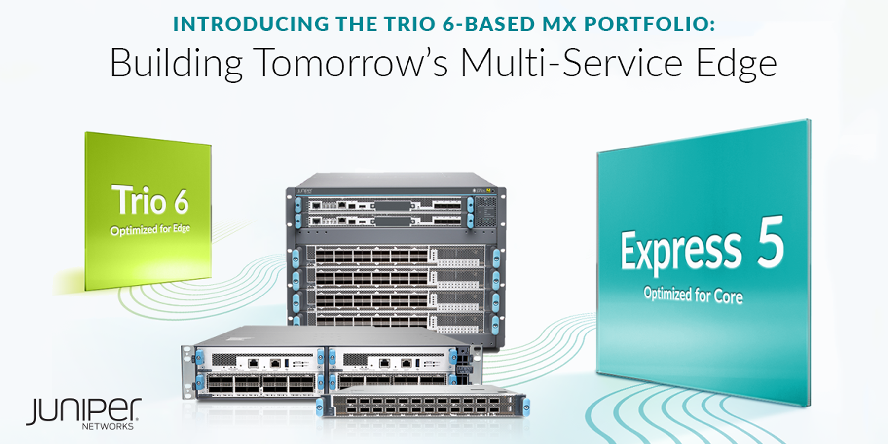 Juniper stellt neue MX-Serie mit Trio 6-Chips vor