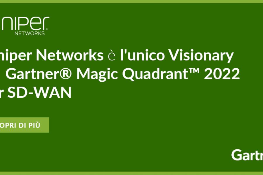 Juniper Networks è l’unico Visionary nel Gartner® Magic Quadrant™ 2022 per SD-WAN