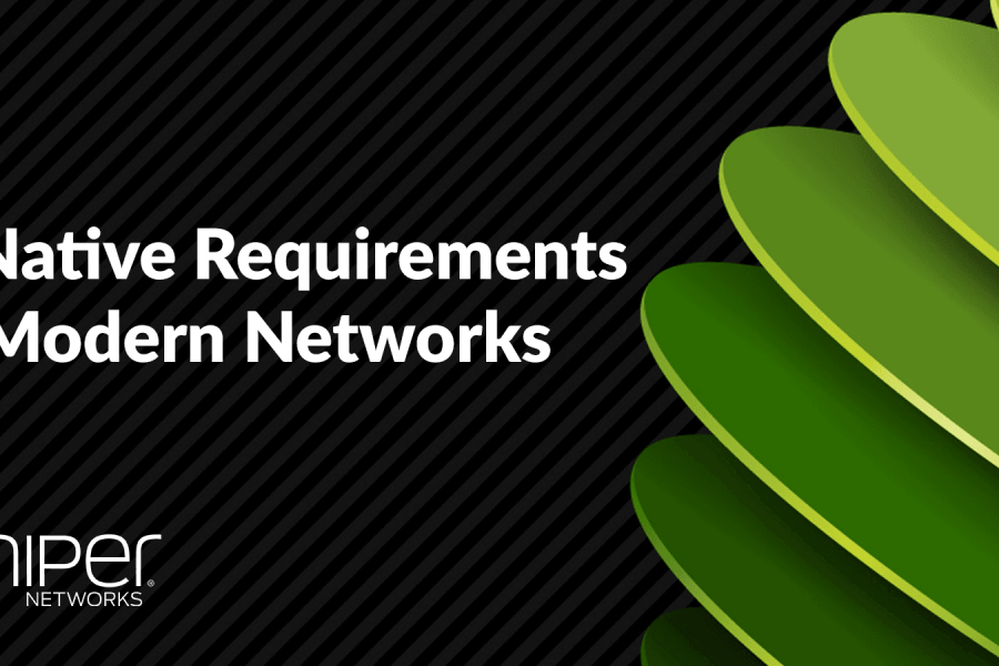 AI-Native Requirements for Modern Networks