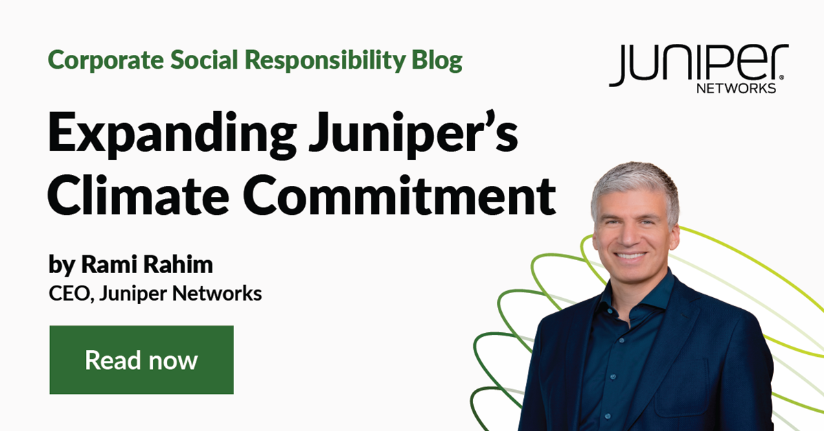 Expanding Juniper’s Climate Commitment