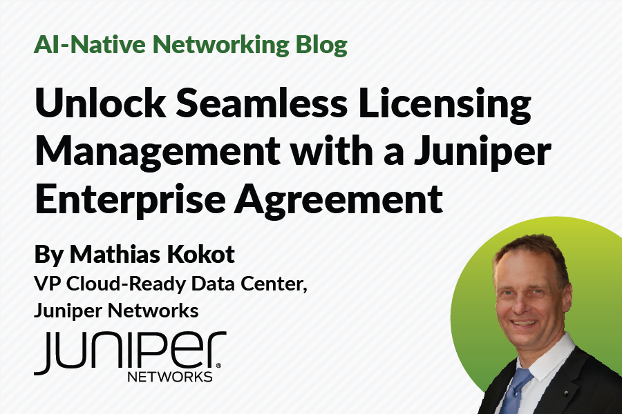 Nahtlose Lizenzverwaltung mit Enterprise Agreements von Juniper