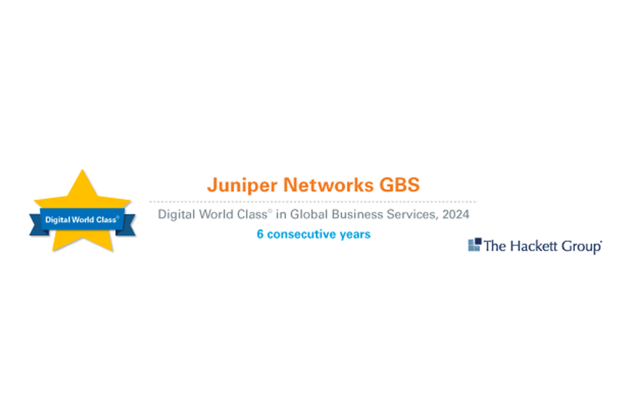 Juniper Networks named Digital World Class® organization for sixth consecutive year by The Hackett Group