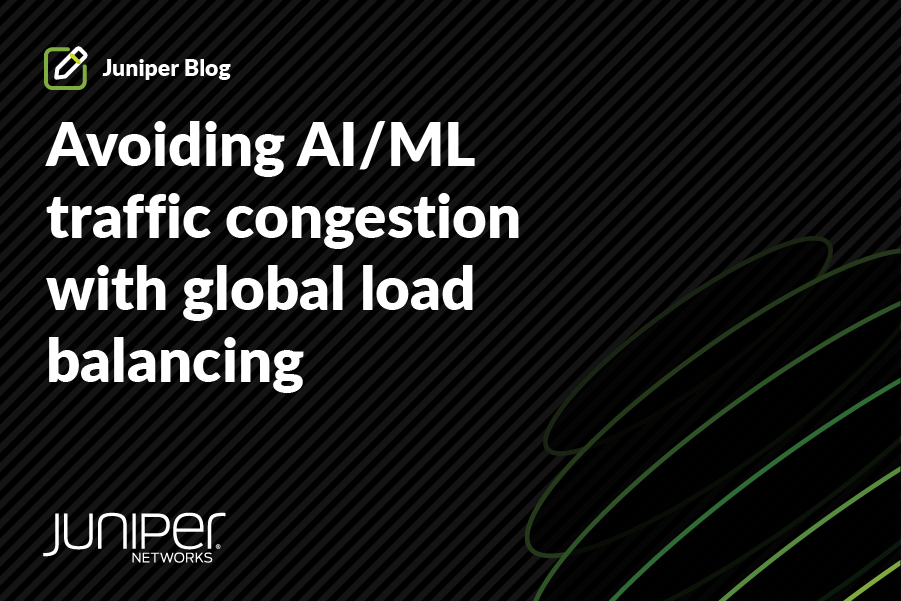 Avoiding AI/ML traffic congestion with global load balancing