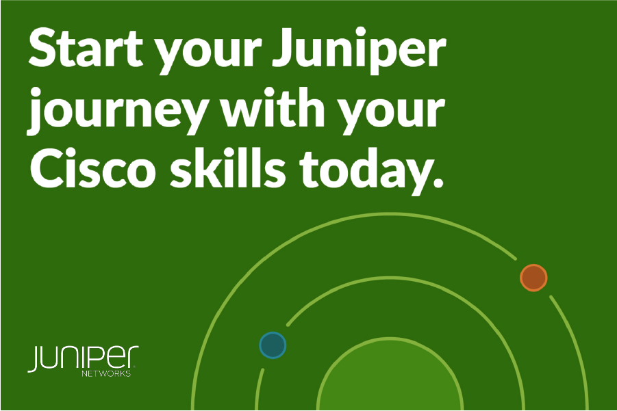 Migrate your Cisco certifications to Juniper certifications with FREE training