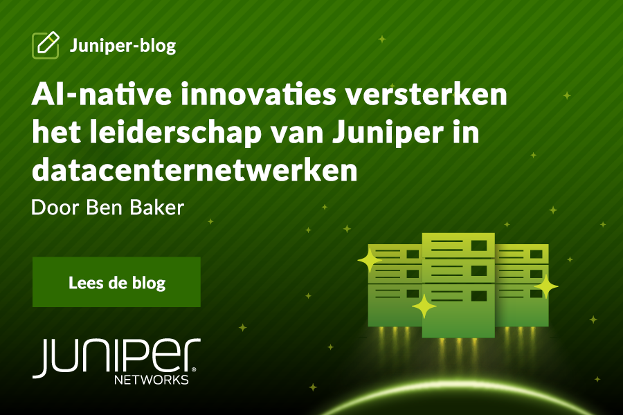 AI-native innovaties versterken het leiderschap van Juniper in datacenternetwerken  